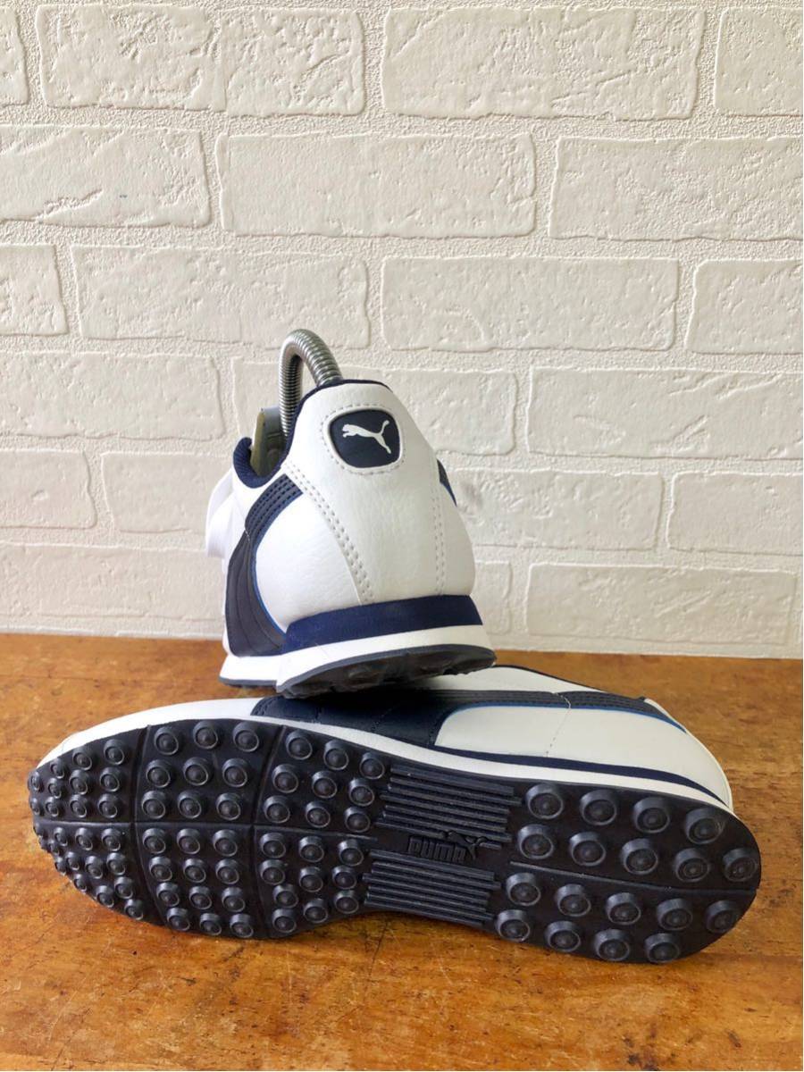 315 Puma プーマ スニーカー レディース サイズ24cm ホワイト ネイビー 靴 シューズ カジュアルシューズ 24 0cm 売買されたオークション情報 Yahooの商品情報をアーカイブ公開 オークファン Aucfan Com