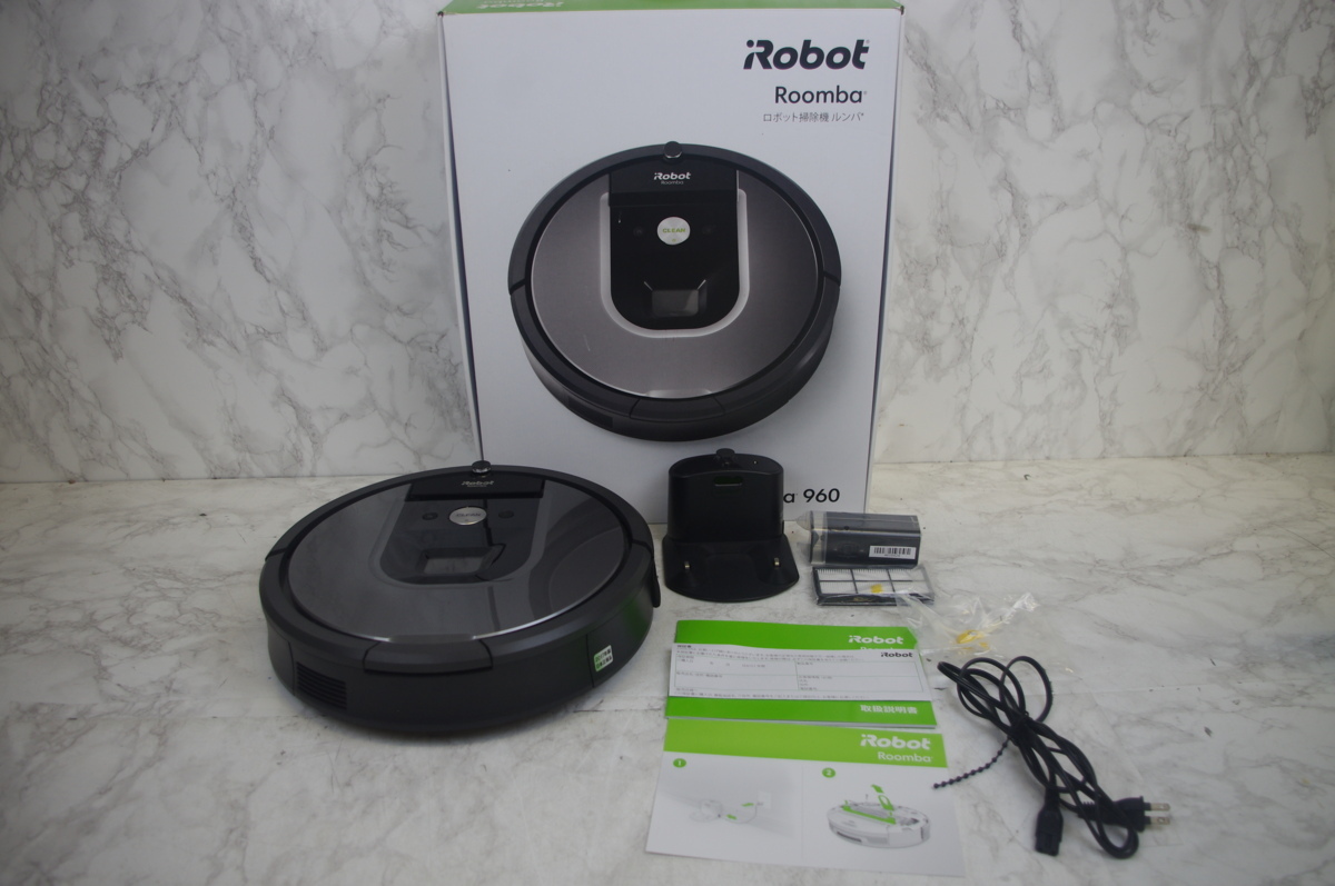 【美品】 iRobot アイロボット Roomba ルンバ 960 2017年製 ロボット 自動 掃除機 クリーナー 家電 元箱付き