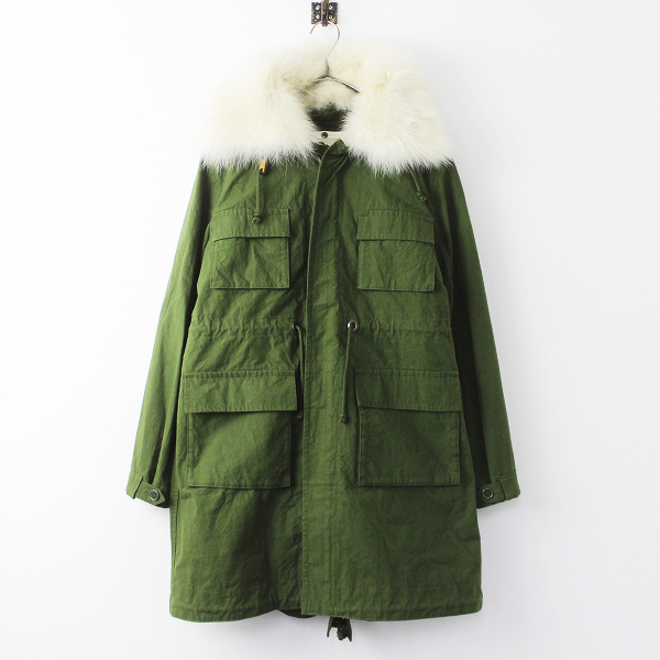 タグ付美品☆MUVEIL オーバーサイズ ボアコート ファー