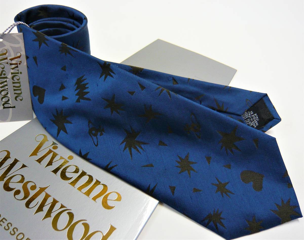 ヴィヴィアン・ネクタイ 42/タグ付き新品/専用ギフトケース付き/プレゼントにも/VIVIENNE WESTWOOD 直営店販売価格￥18.360