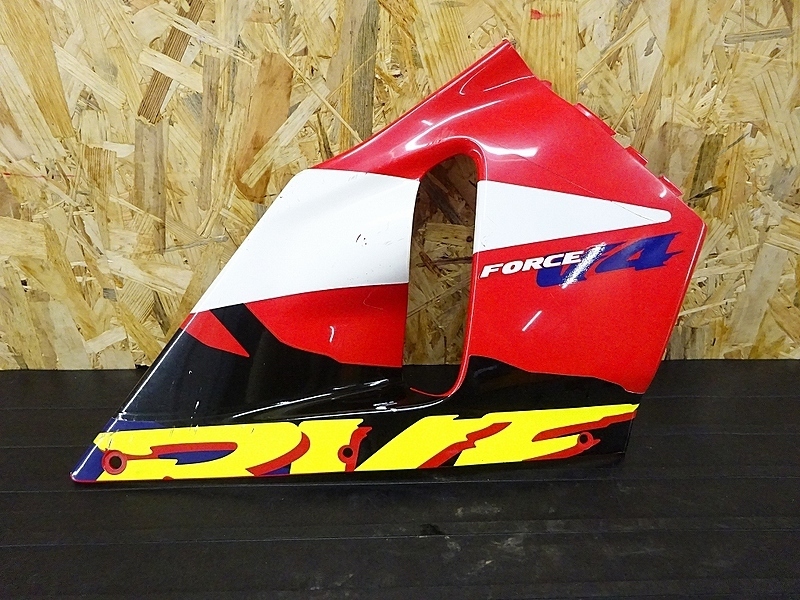 RVF400 (NC35-1102)☆ 190228.HRVF400 白⁄青 アンダーカウル 左ミドル