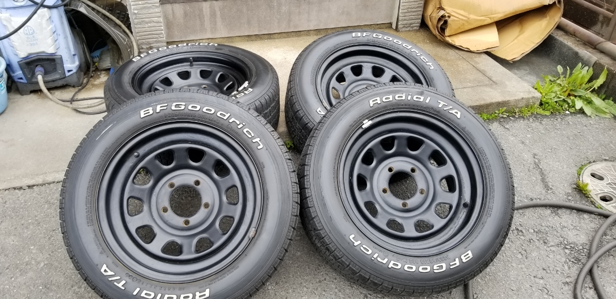 デイトナ 15インチ ホイールセット 4本 TSW DAYTONA ブラック 15X7J+20 