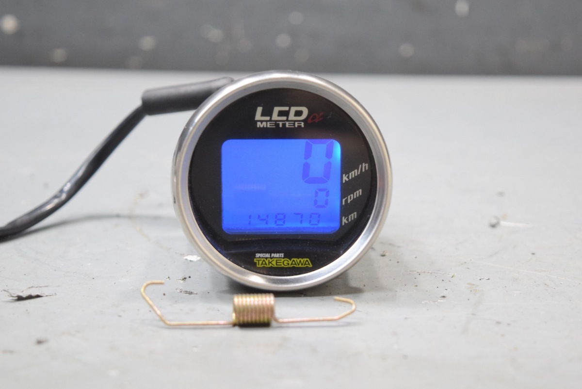タケガワ LCDメーター エイプ50/100 XR50/100 タケガワ LCDメーター