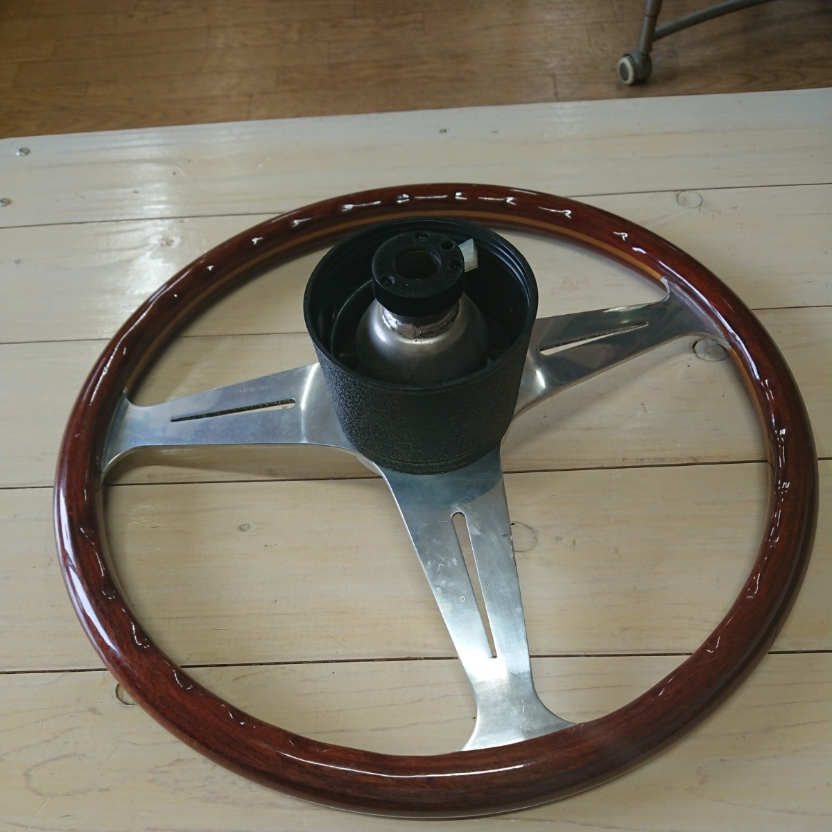 本物 ナルディ NARDI ハンドル ウッド 旧車 クラシック ステアリング