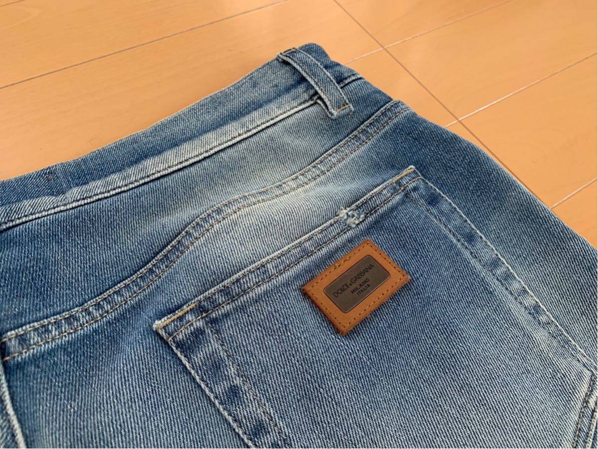 ドルチェ&ガッバーナ 14stretch リペア加工 デニム ジーンズ 美品 
