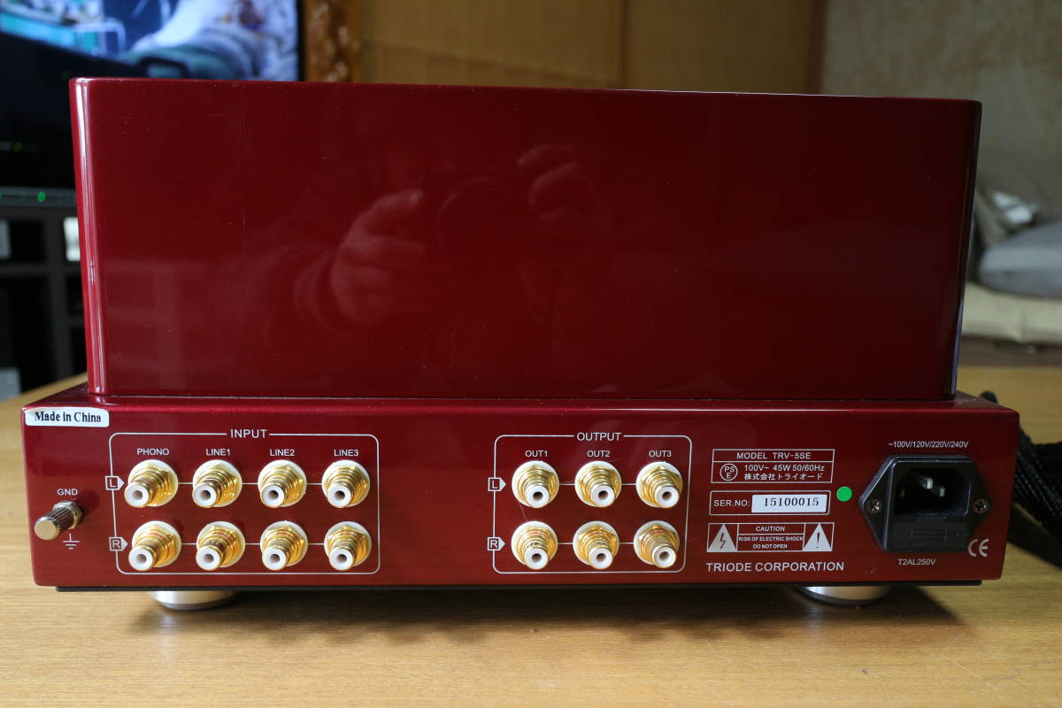 ☆ 真空管プリアンプ TRIODE TRV-5SE 中古美 【公式通販】