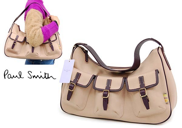 新作，大人気 定価￥31 320 ポールスミス Paul Smith マルチストライプ 本革レザー使用 フラップポケットデザイン セミショルダーバック(かばん、バッグ)｜売買されたオークション情報、yahooの商品情報をア かばん、バッグ