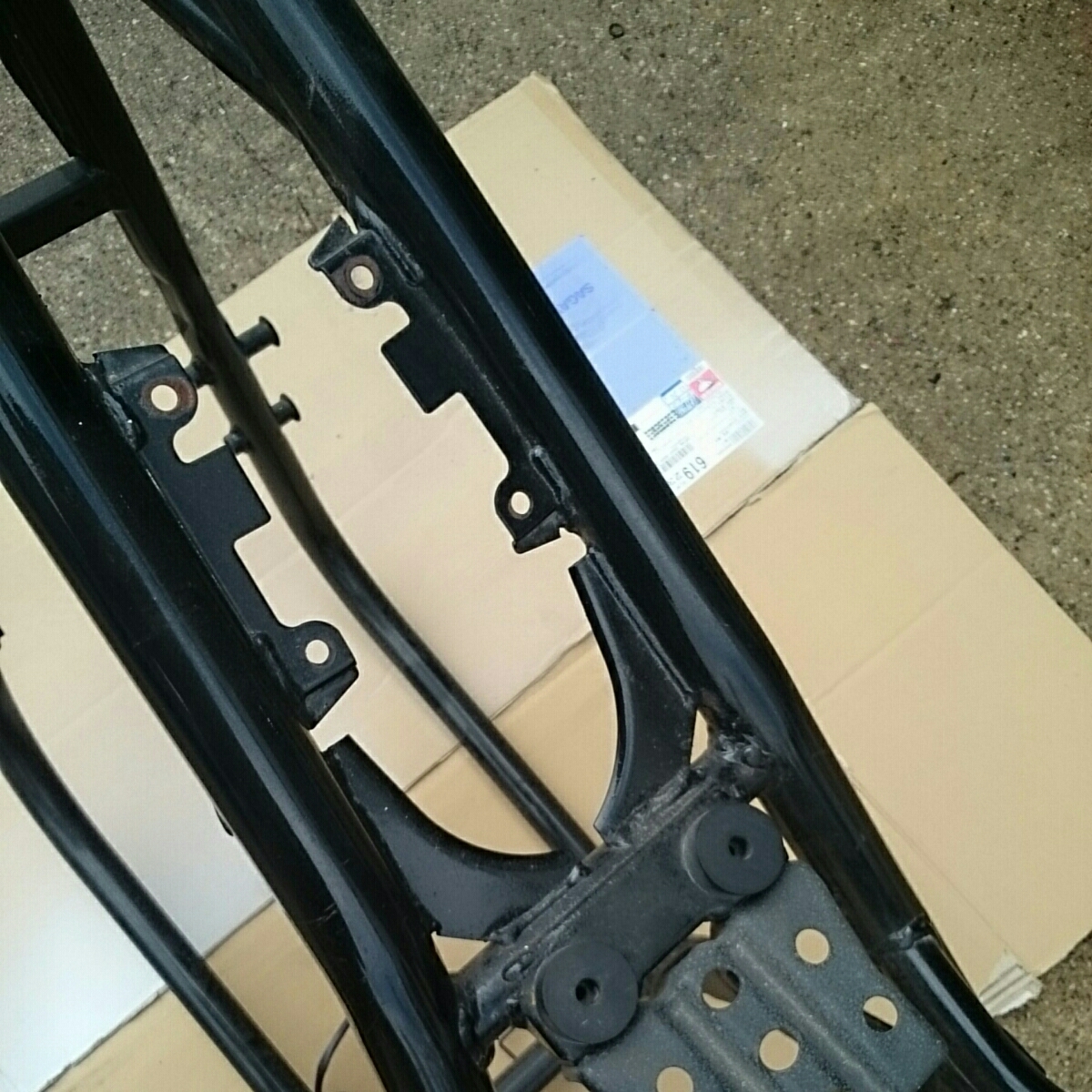 カワサキ ゼファーχ ZR400C 書付き フレーム