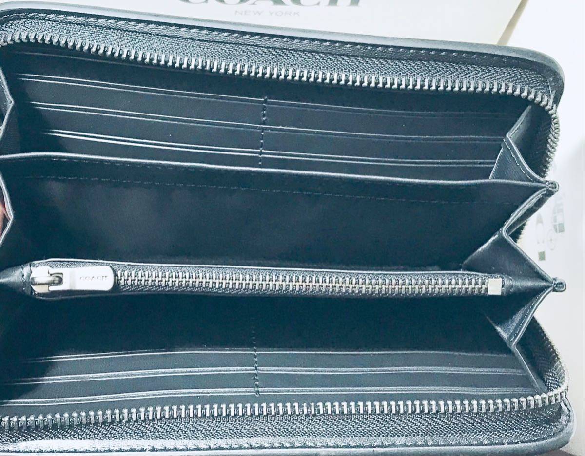 直売お買い得 ●コーチ 長財布 新品正規品●希少 レア コラボ 黒色 ブラックレザー COACH ミッキー 人気 男女兼用 財布 本物【YKK製】ラウンドファスナー