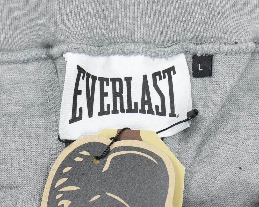 【売り切り】 新品 EVERLAST エバーラスト スリムフィットテーパード アンクルパンツ L グレー ◆QN166