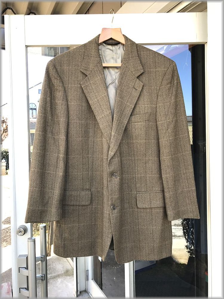 貫禄の1着『BROOKS BROTHERS』ツイードジャケット AB7 グレー