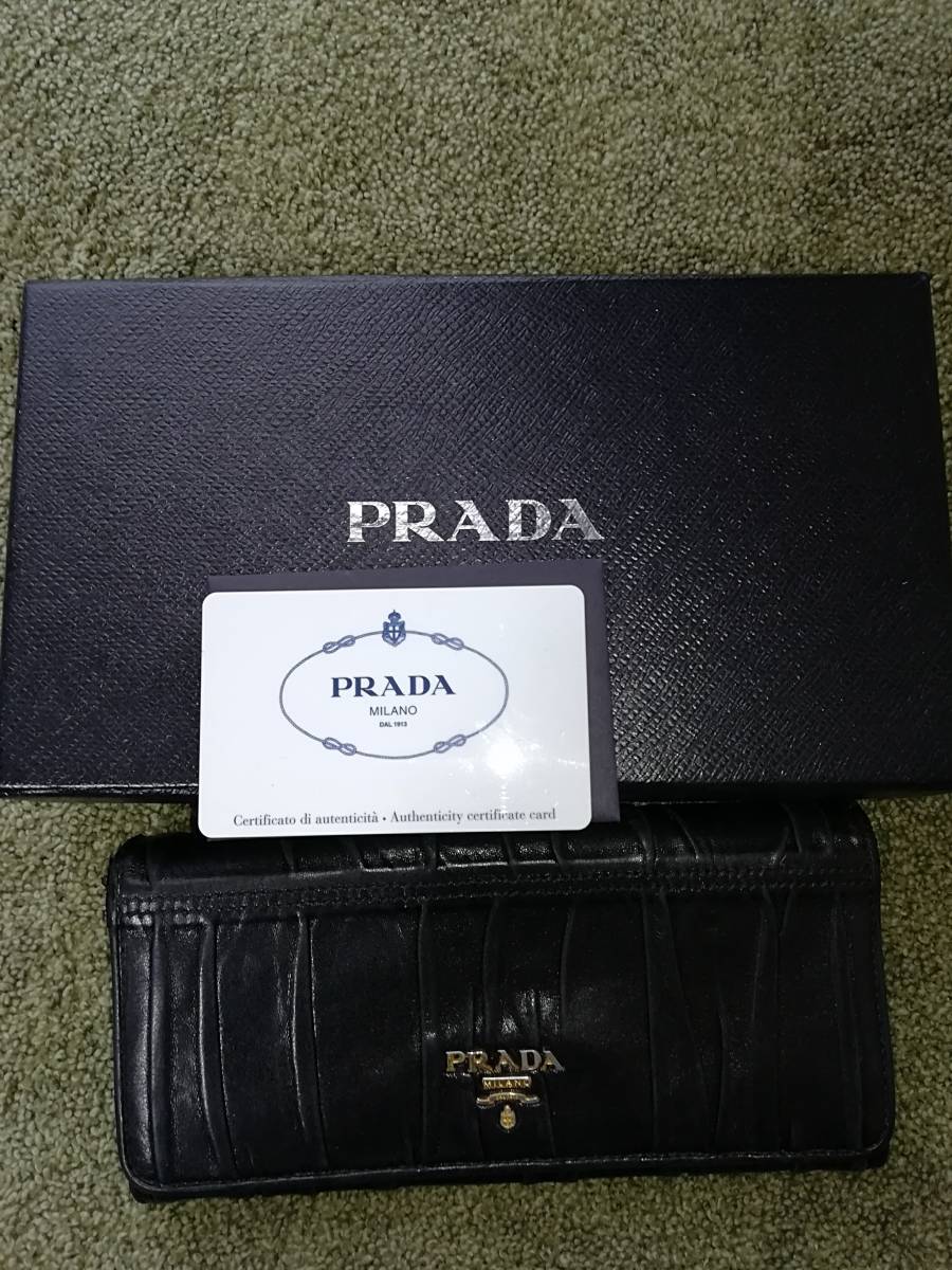 PRADA(プラダ) レザー（本革） 長財布(レディース) - ブランド通販の 