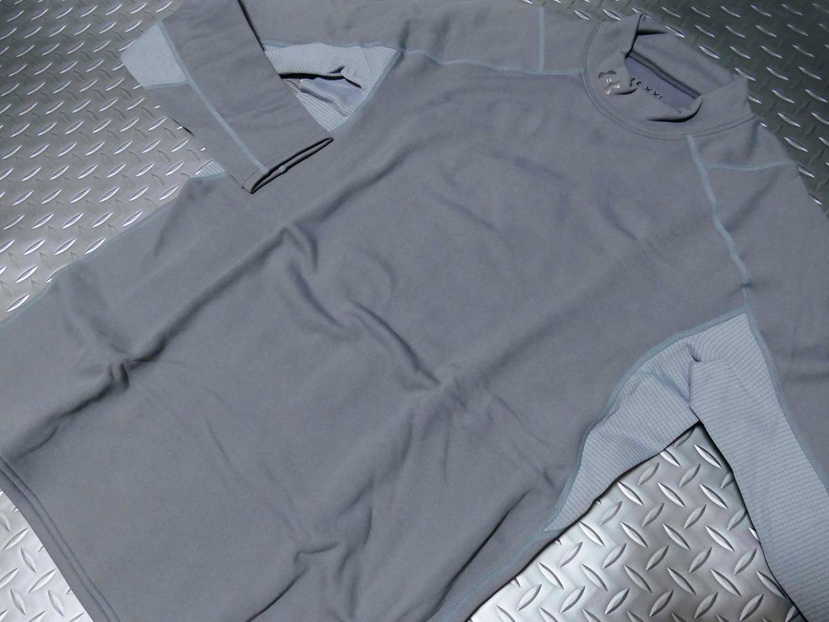 驚きの破格値，品質保証 OUD72 秋冬 UNDER ARMOUR アンダーアーマー UA GOLF COLDGEAR ARMOURSTRETCH フィッティドLSモック XXL/GR(アンダーアーマー)｜売買されたオークション情報、yahooの商品情報をアーカイブ公開 - オークファン シャツ