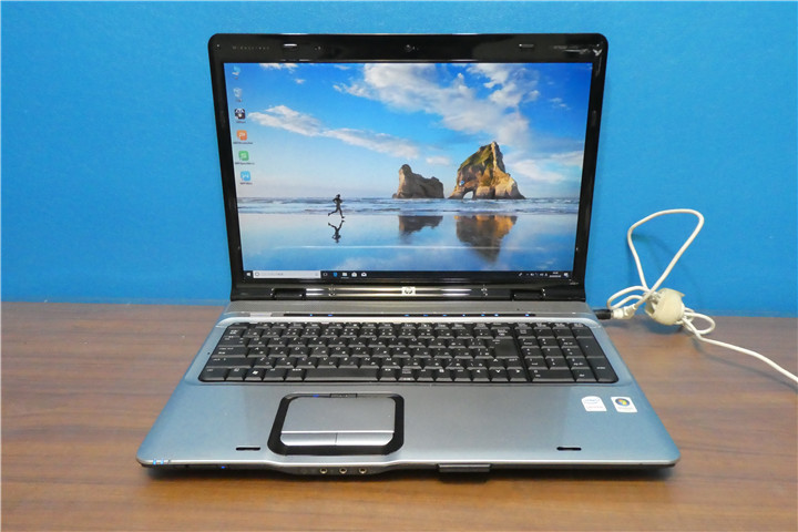 HP　Pavilion　DV9500　CORE2　T7700　4GB　SSD32GB+160GB　DVDマルチ　GF　8600MGS　17WノートブックWIN10&WPS　Office2016搭載　動作品
