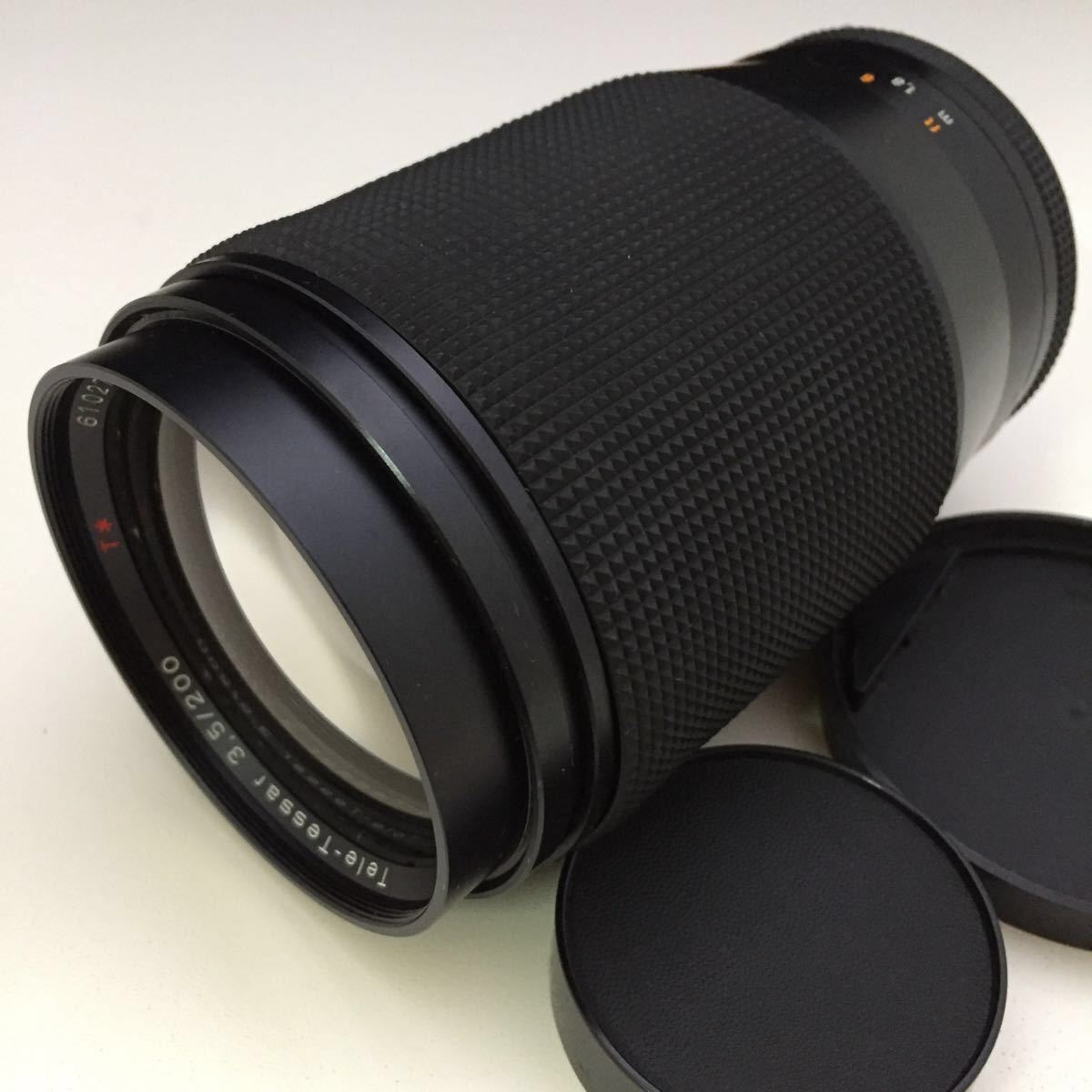 送料無料 Carl Zeiss Tele-Tessar 3.5 200 T CONTAX カメラ レンズ
