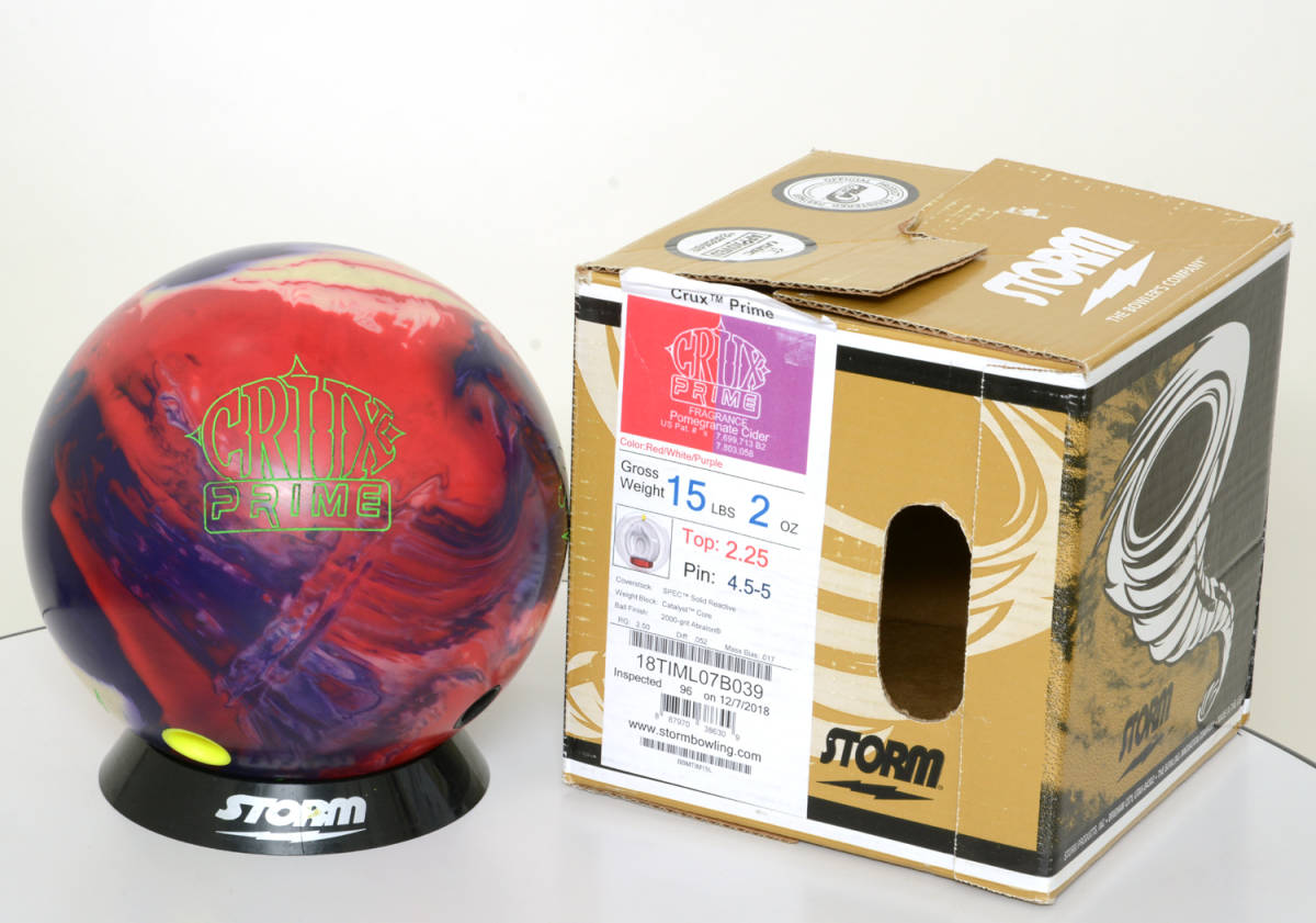 STORM ストーム クラックスプライム　15ポンド 未使用 ボウリング　ボール クラックス・プライム、15ポンド、ストーム、STORM、ボール