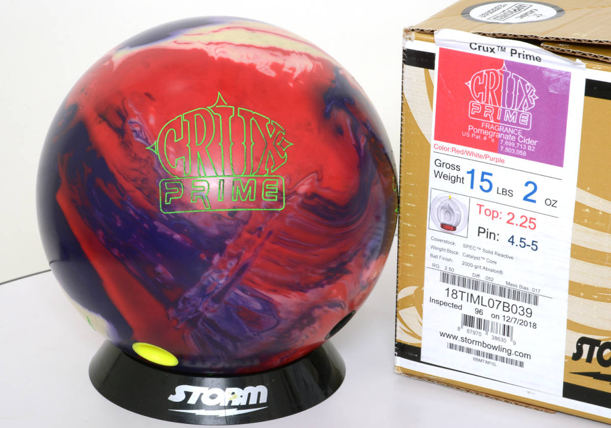クラックス・プライム、15ポンド、ストーム、STORM、ボール