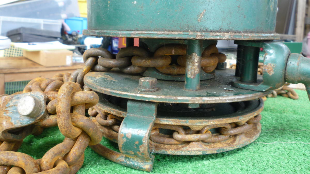 NIT 1トン チェーンブロック 日東 1TON NITTO CHAIN BLOCK MGF(その他)|売買されたオークション情報、yahoo ...