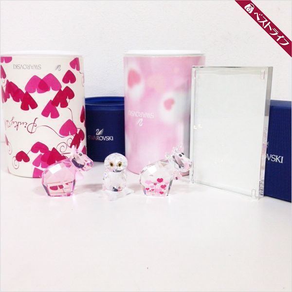 スワロフスキー フクロウ SWAROVSKI 2品セット Love子♡︎さん専用