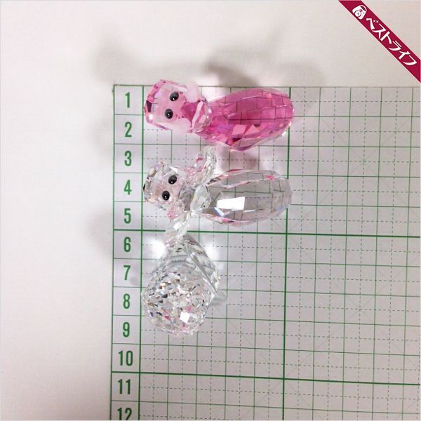 スワロフスキー フクロウ SWAROVSKI 2品セット Love子♡︎さん専用