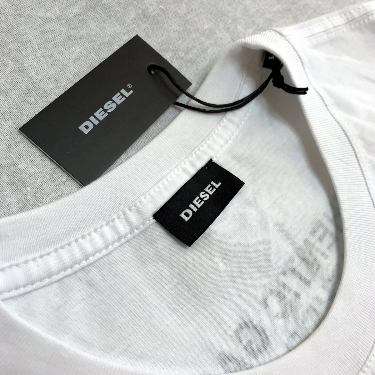 新品9.5千円タグ付正規品◇DIESELディーゼル◇Tシャツ◇白