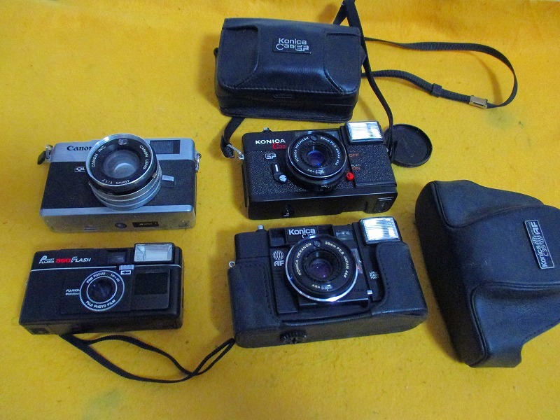 【■コンパクトカメラ　いろいろ　キャノン　フジカ　コニカなど★】ジャンク★_1