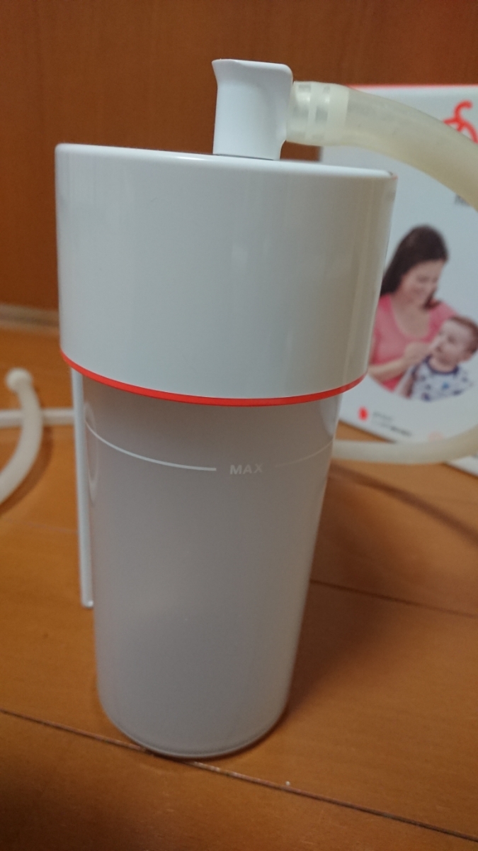 赤ちゃん本舗で購入!!箱、説明書、レシート付き ベビースマイル 電動鼻水吸引器メルシーポットS-502/babysmilemercipot