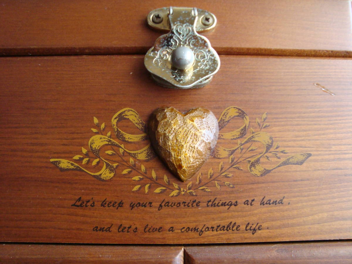 最高級品 ソーイングボックス 裁縫箱 木製 北欧 3段 大容量 アンティーク フレンチカントリー おしゃれ 中古品・美品 【送料無料