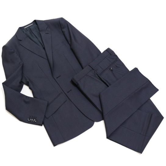 超安！ 春夏 新品 伊 トレーニョ Tollegno グレーネイビー中間色