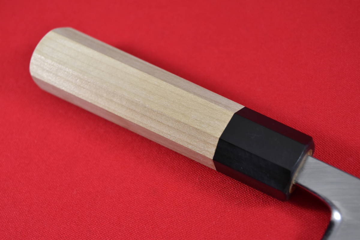 高鳳　出刃包丁 7寸 出刃包丁 「高鳳」 霞 七寸 八角水牛角柄 アゴ裏磨き 本刃