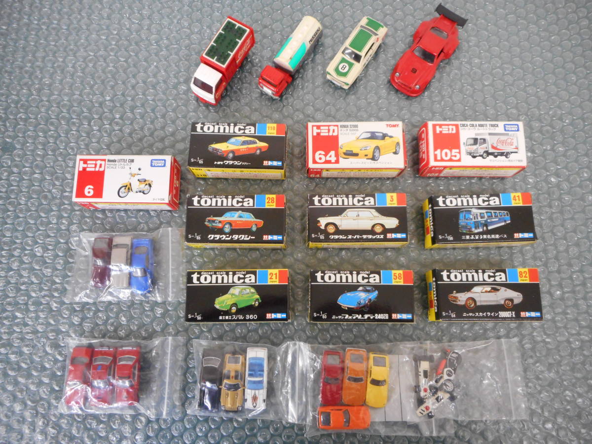 トミカ ミニカー ケンメリ フェアレディーZ スカイライン ハコスカ ポルシェ 西部警察 クラウン スバル 360 リトルカブ S2000 その他 大量 トミカ 初回特別仕様 日産 GT-R スカイライン フェアレディZ 3個セット