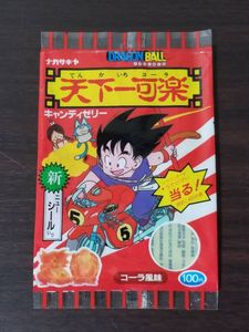 ナガサキヤ「DRAGON BALL」天下一可楽キャンディゼリーオマケシール メ