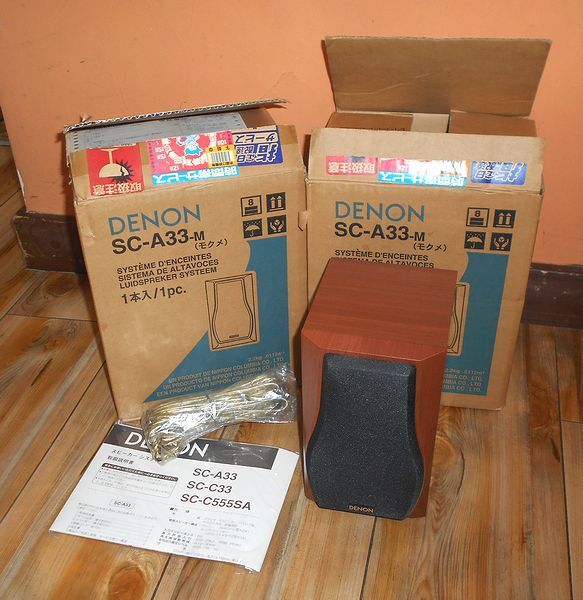 DENON スピーカー デノン SC-A33 - 「denon Yahoo!オークション 元箱