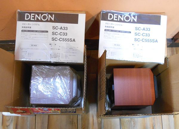 DENON スピーカー デノン SC-A33 - 「denon Yahoo!オークション 元箱