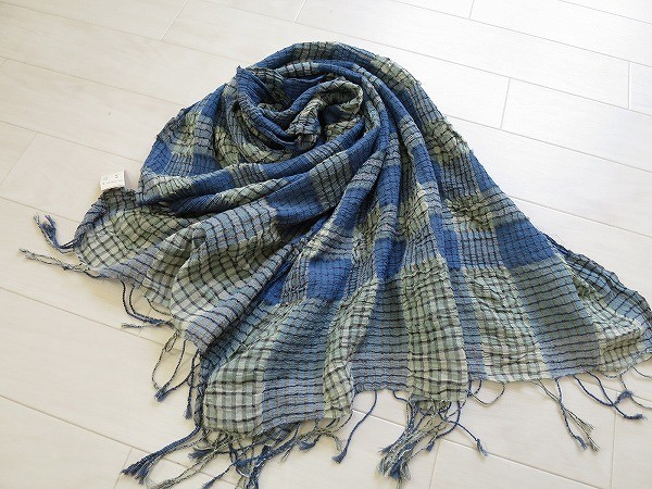 ヨーガンレール 綿（毛？）絹ストール ヨーガンレール JURGEN LEHL 綿