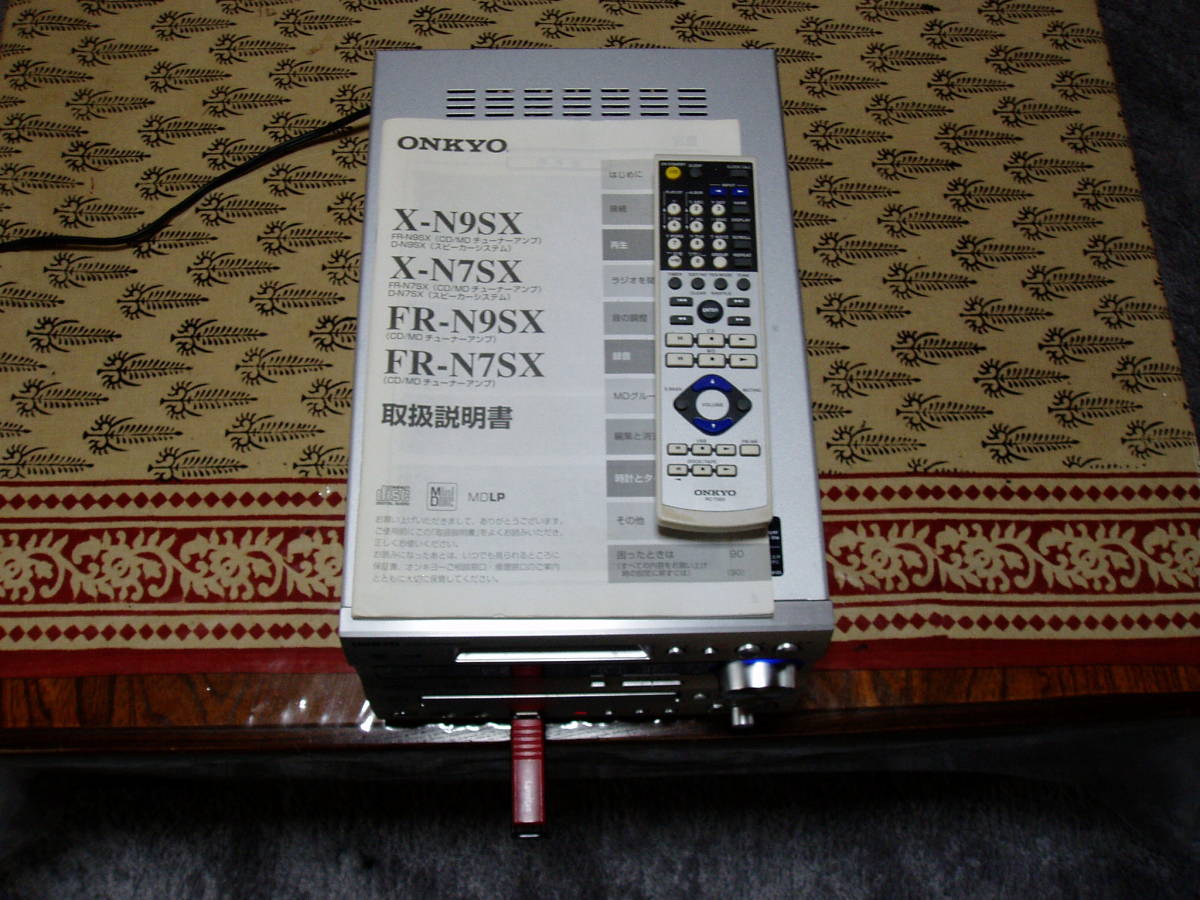 ONKYO FR-N7SX USB 美品・動作品ONKYO CD⁄MDチューナーアンプ 