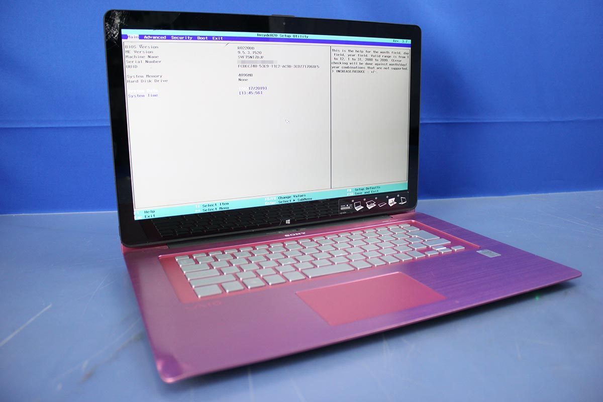 Σ Sony SVF15NA1GN ピンク ストレージ無 Corei7 6285☆VAIO SVF15NA1GN☆i7 4th タッチパネル ピンク VAIO Fit 15