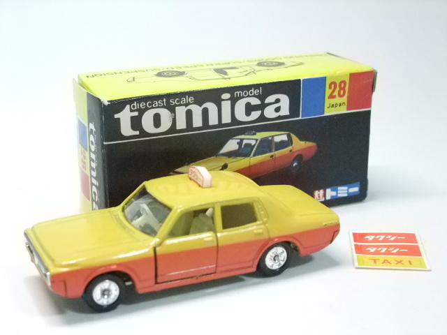 1円スタート】美品 当時もの 黒箱 トミカ tomica 28-2 クラウン
