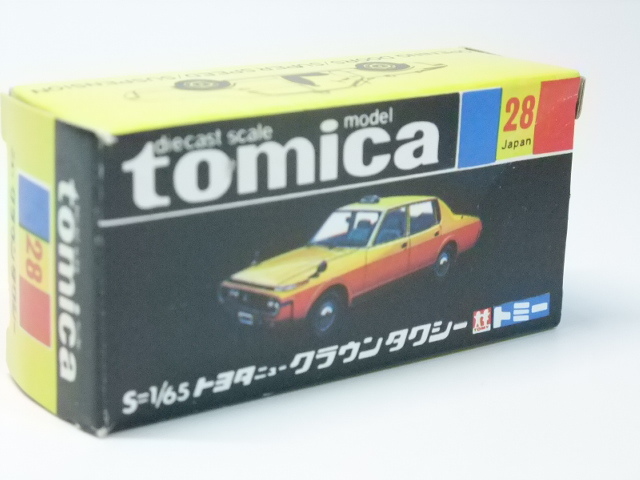 1円スタート】美品 当時もの 黒箱 トミカ tomica 28-2 クラウン