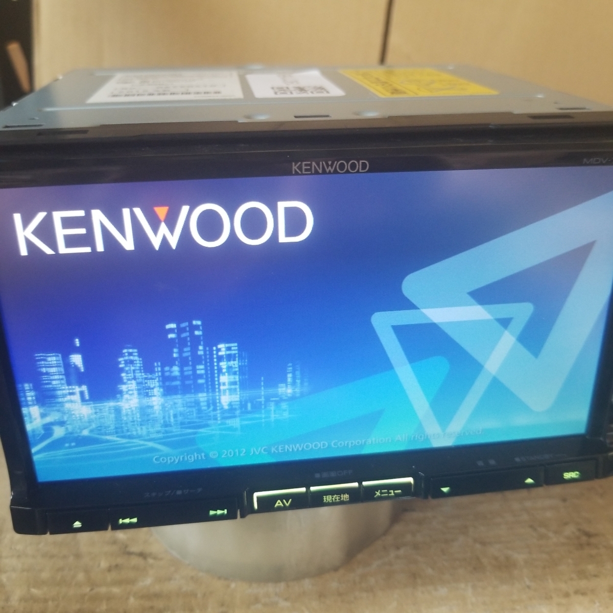 ケンウッド MDV-737DT KENWOOD 彩速ナビ MDV 2011年第02版地図データ