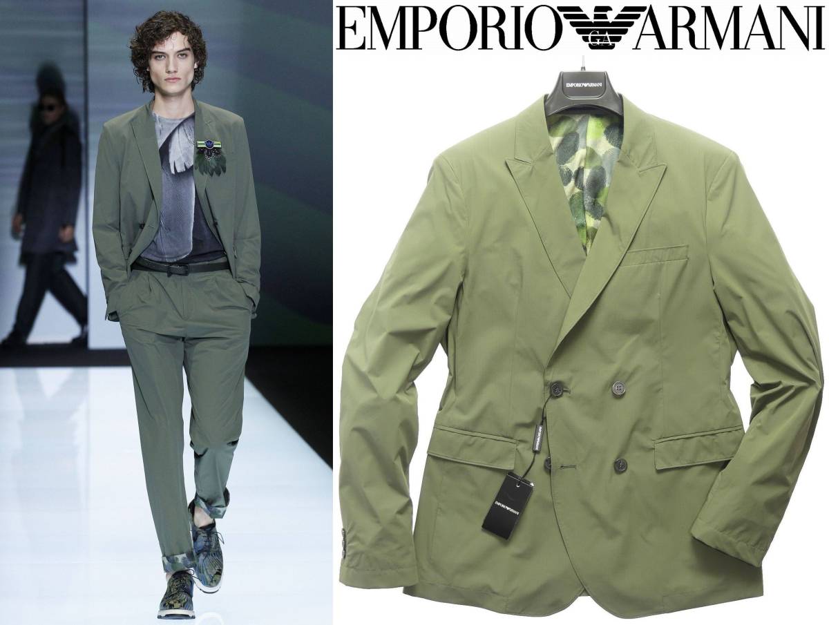 春夏物168，000円新品EMPORIO ARMANI☆憧れコレクション！着てる感覚すら
