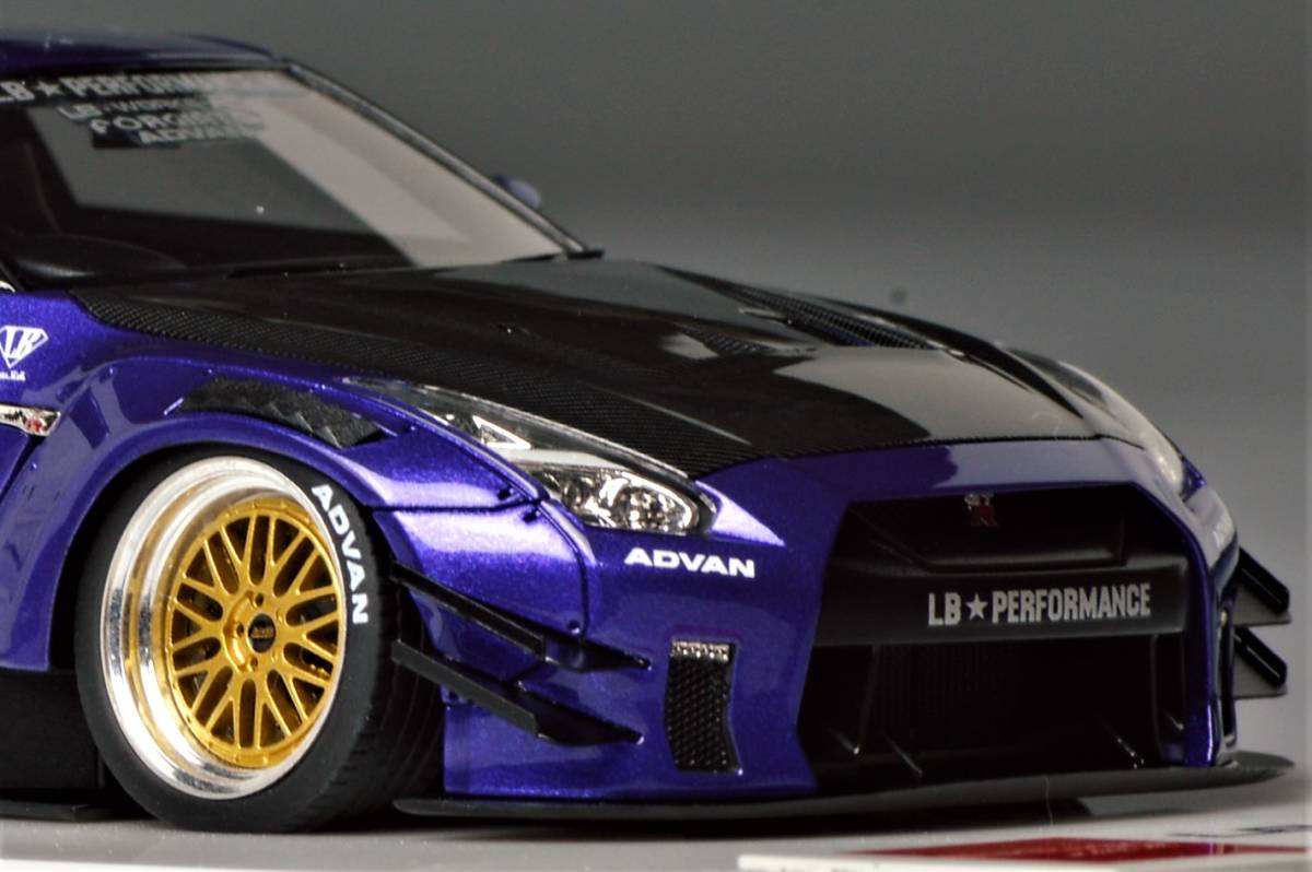 激レア 1/43 MU/Autostrada LB R35 Type2 Met Purple Liberty Walk LB ...