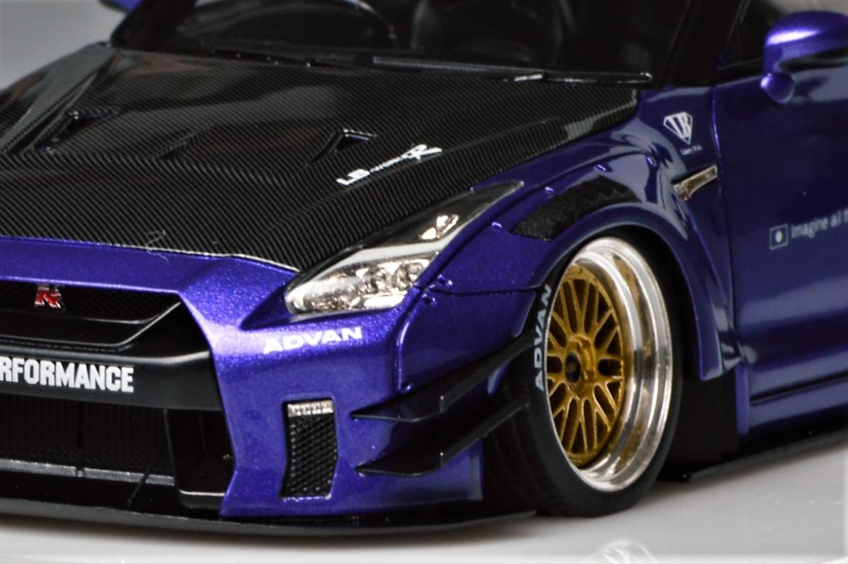 激レア 1/43 MU/Autostrada LB R35 Type2 Met Purple Liberty Walk LB ...
