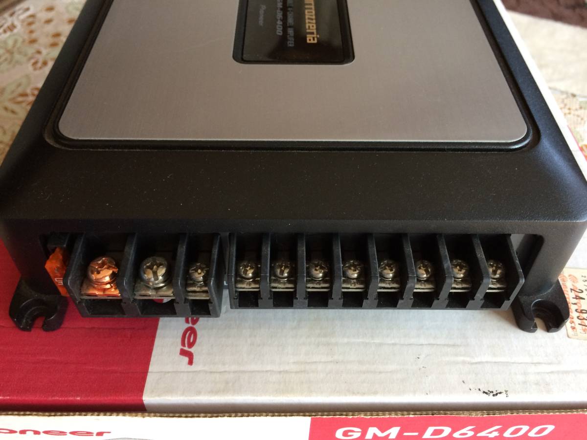 GM-D6400 カロッツェリア carrozzeria ⁄ パワーアンプ | 動作確認済