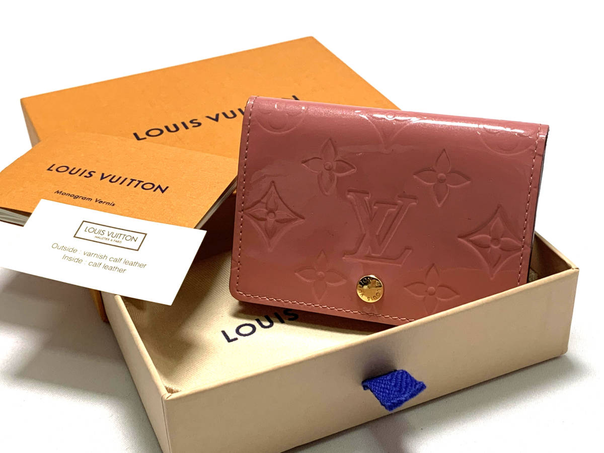 アンヴェロップ カードケース ルイヴィトン ヴェルニ カルト VUITTON 