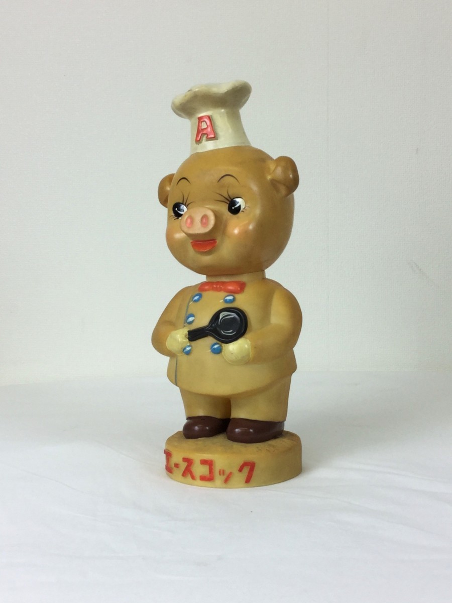 エースコック Acecook こぶた ソフビ フィギュア 人形 キャラクター