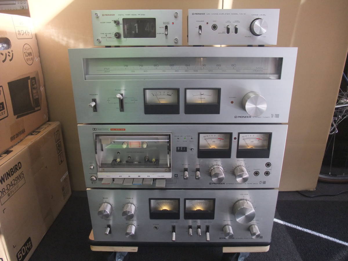 ジャンク Pioneer パイオニア TX-7800II ステレオ チューナー 音響機材