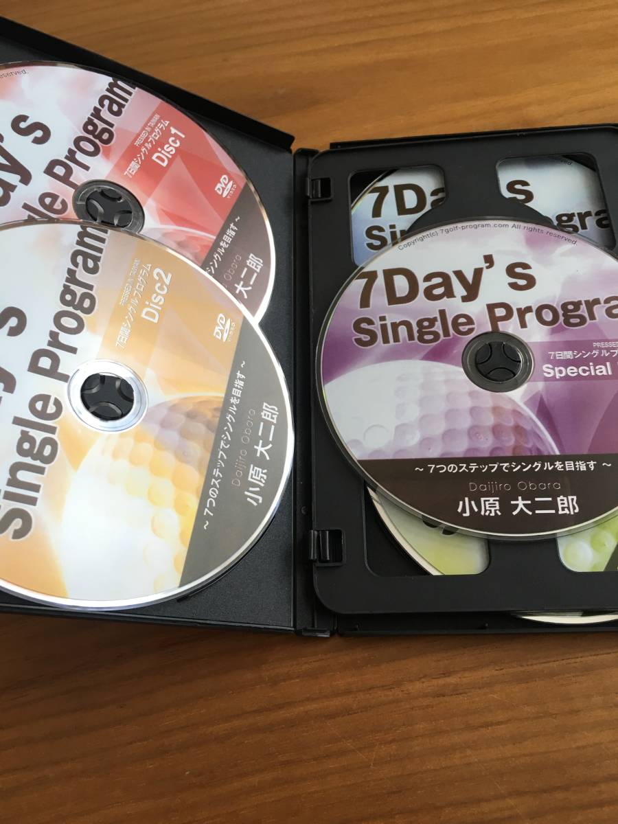 ゴルフ DVD 小原大二郎 7Day's Single Program 7日間シングル