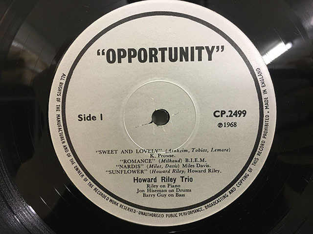 □即決 Howard Riley / Discussions【reissue】 澤野工房