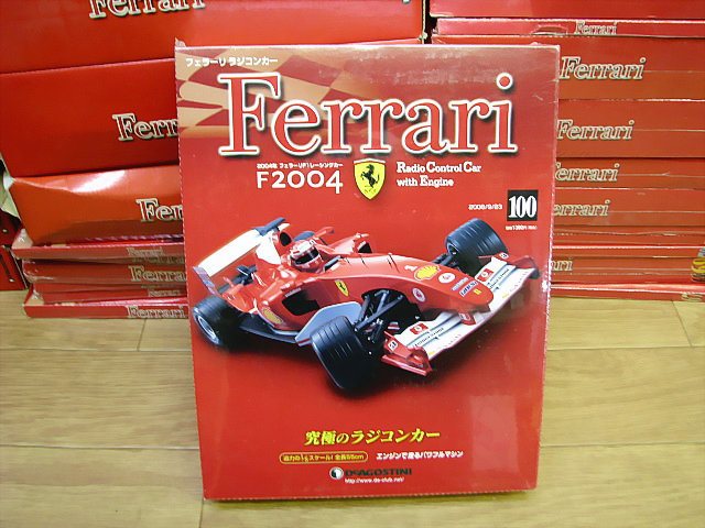 未組立☆DeAGOSTINI デアゴスティーニ ・フェラーリ F2004 究極の
